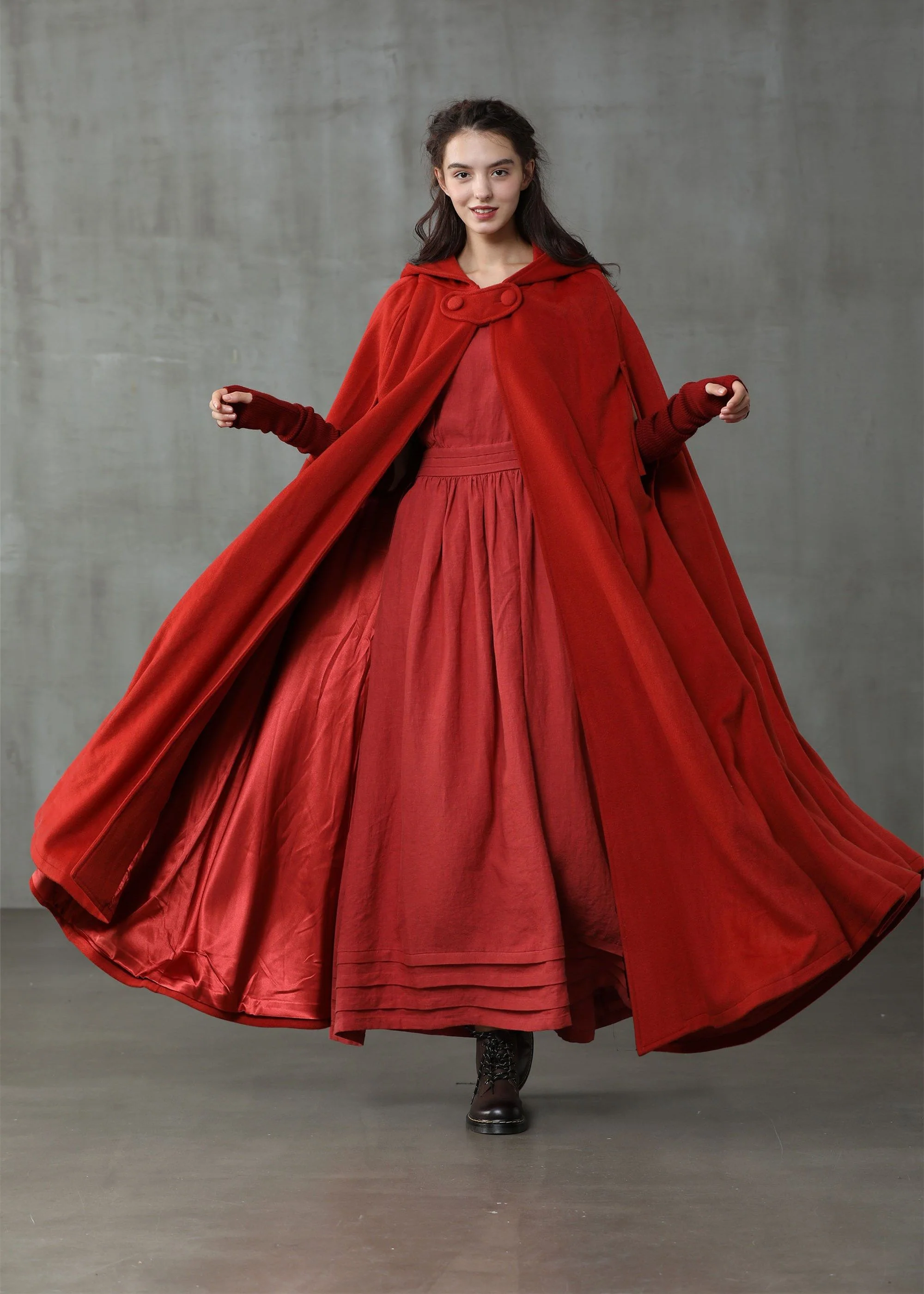 Outlander 2020 | 100% Wool Cloak Coat - Image 12