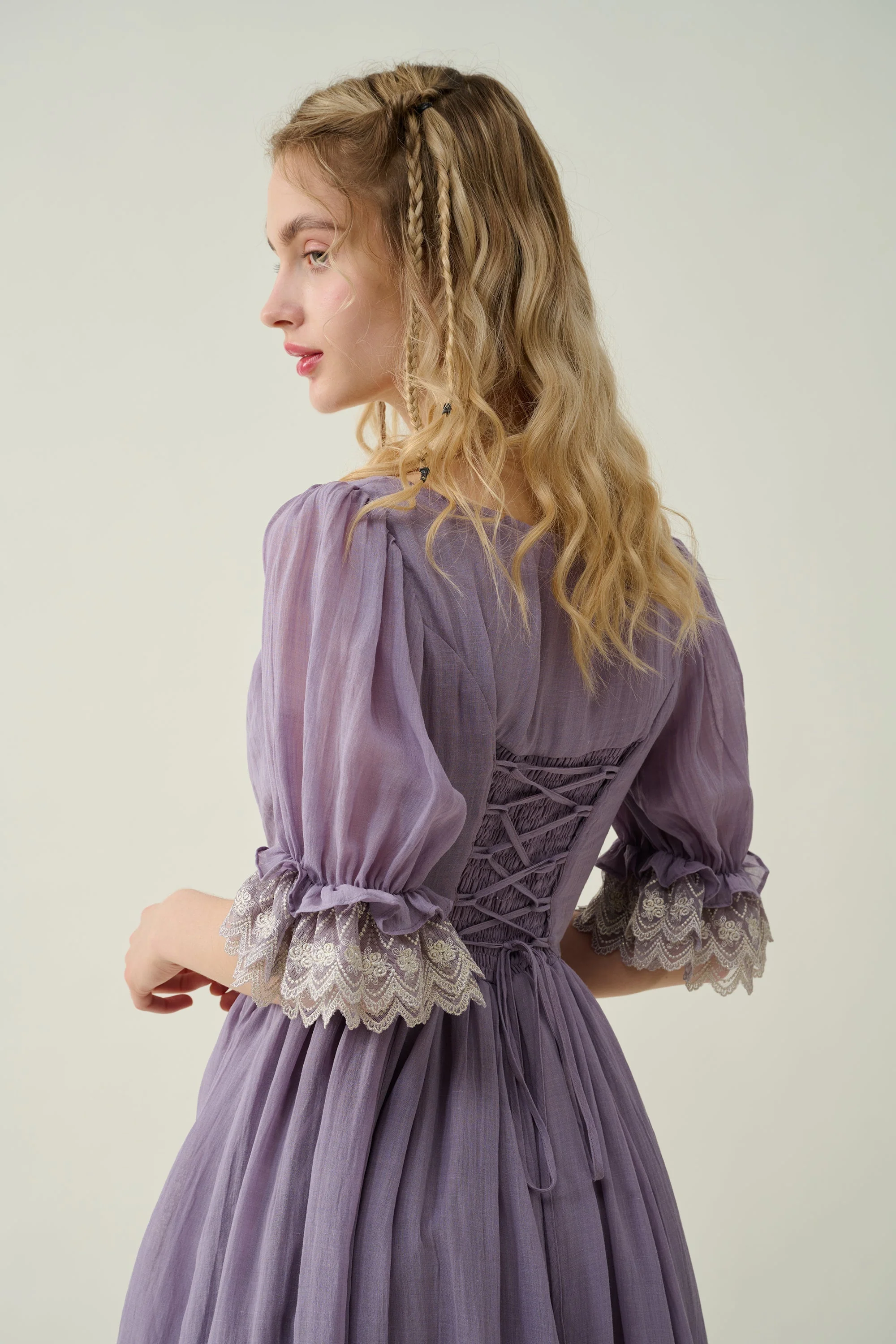 Elowen 27 | Lace velvet dress gown ( 2 way to wear ) - Image 16