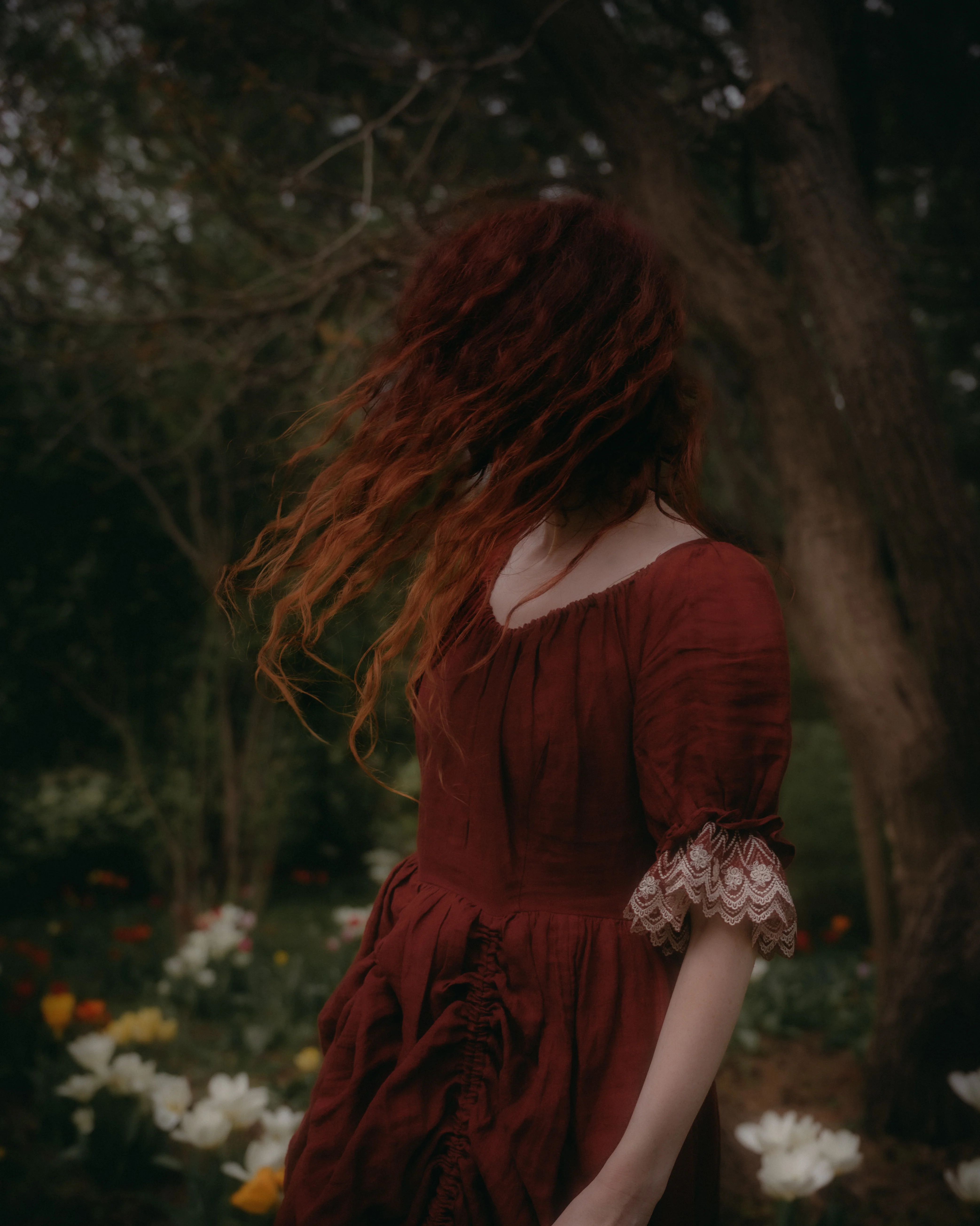 Elowen 27 | Lace Linen dress gown ( 2 way to wear ) - Image 56