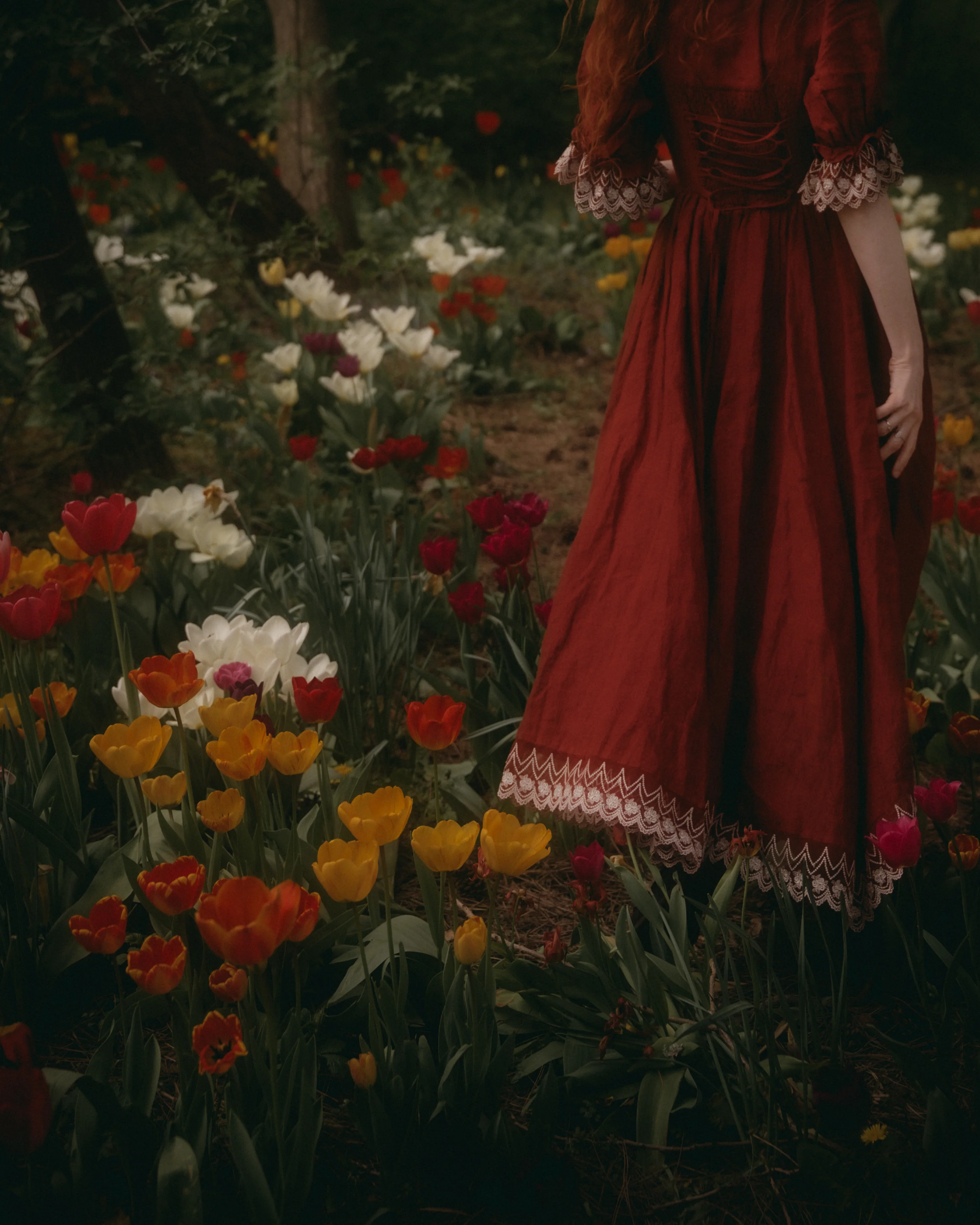 Elowen 27 | Lace Linen dress gown ( 2 way to wear ) - Image 34