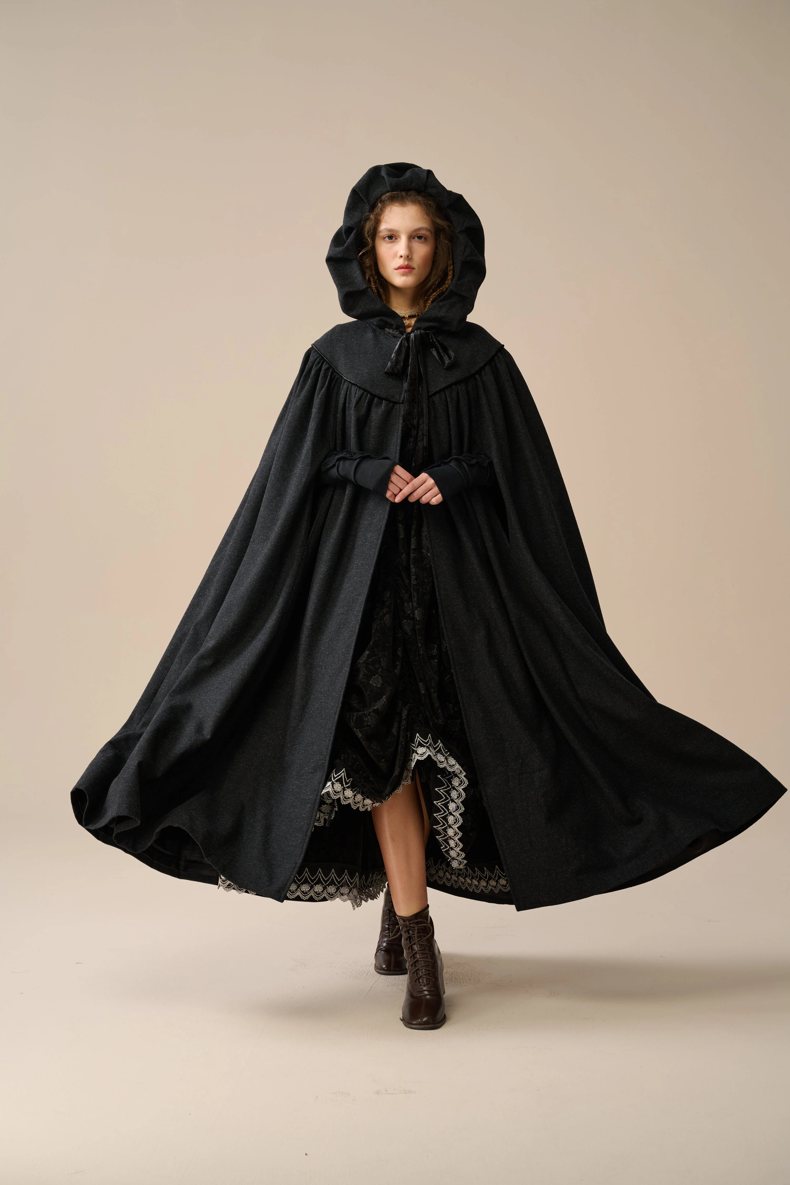 Perfumer 33 | hooded wool cloak - Image 12