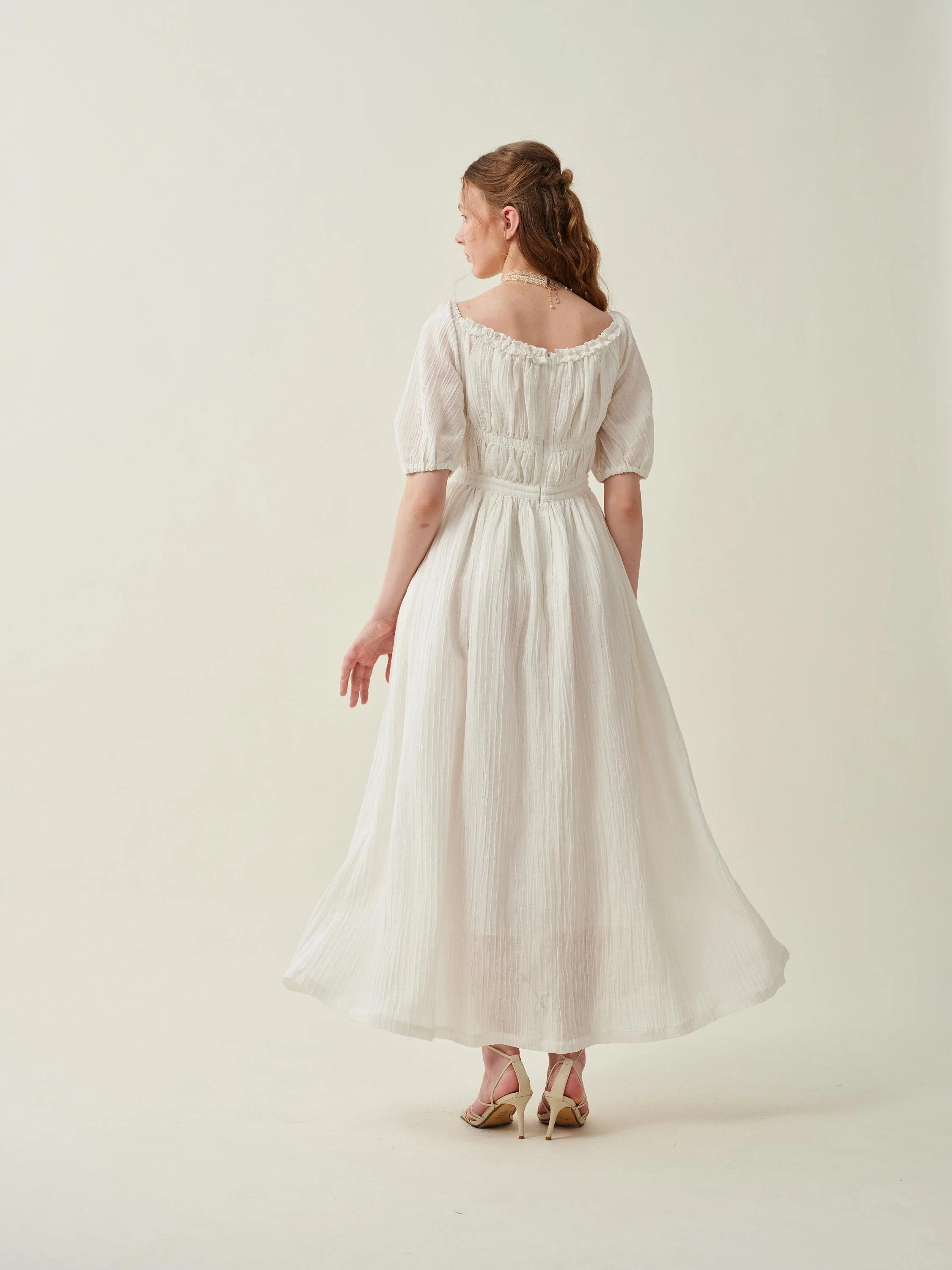 Osmanthus 01 | maxi linen dress - Image 11
