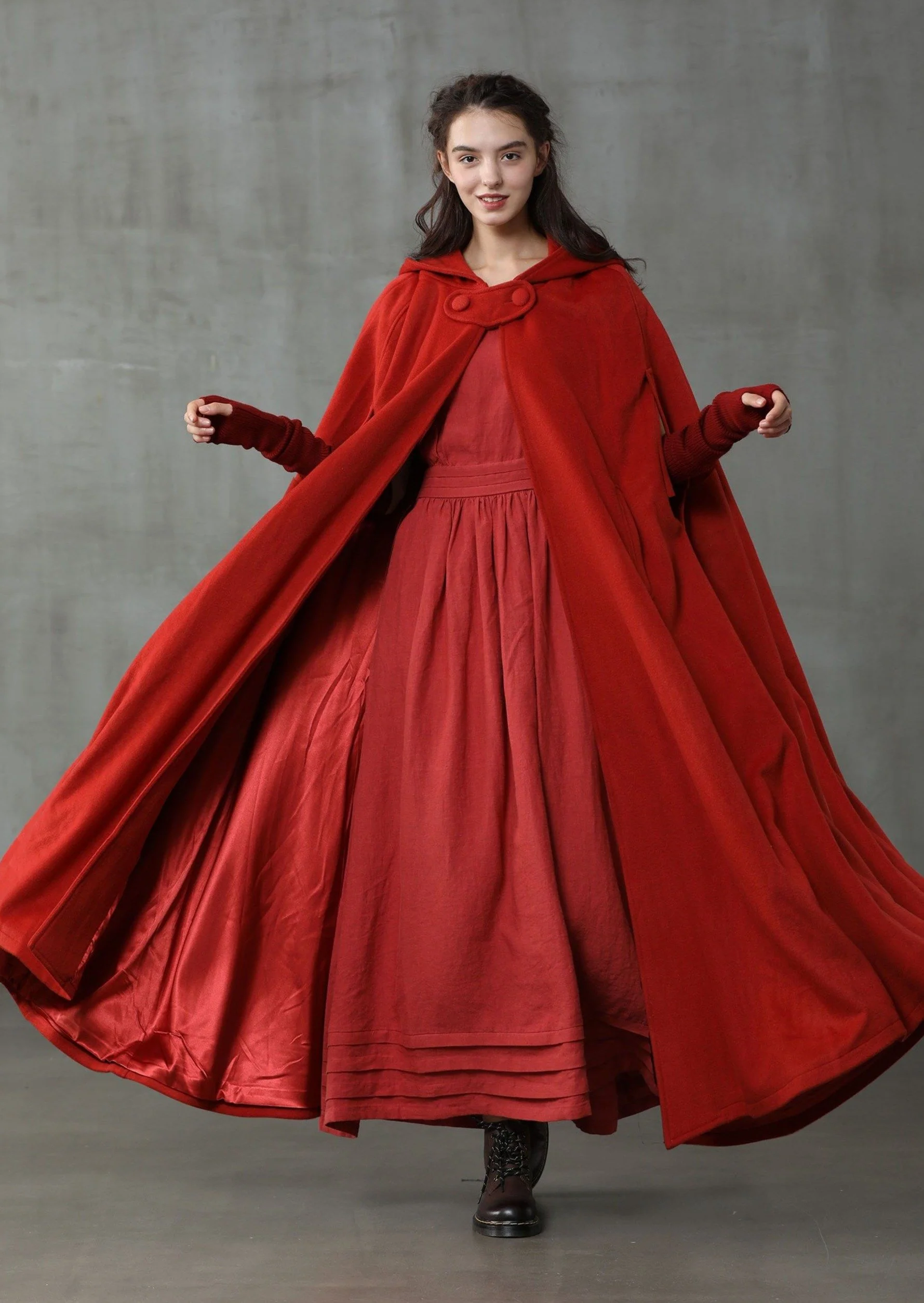 Outlander 2020 | 100% Wool Cloak Coat - Image 7