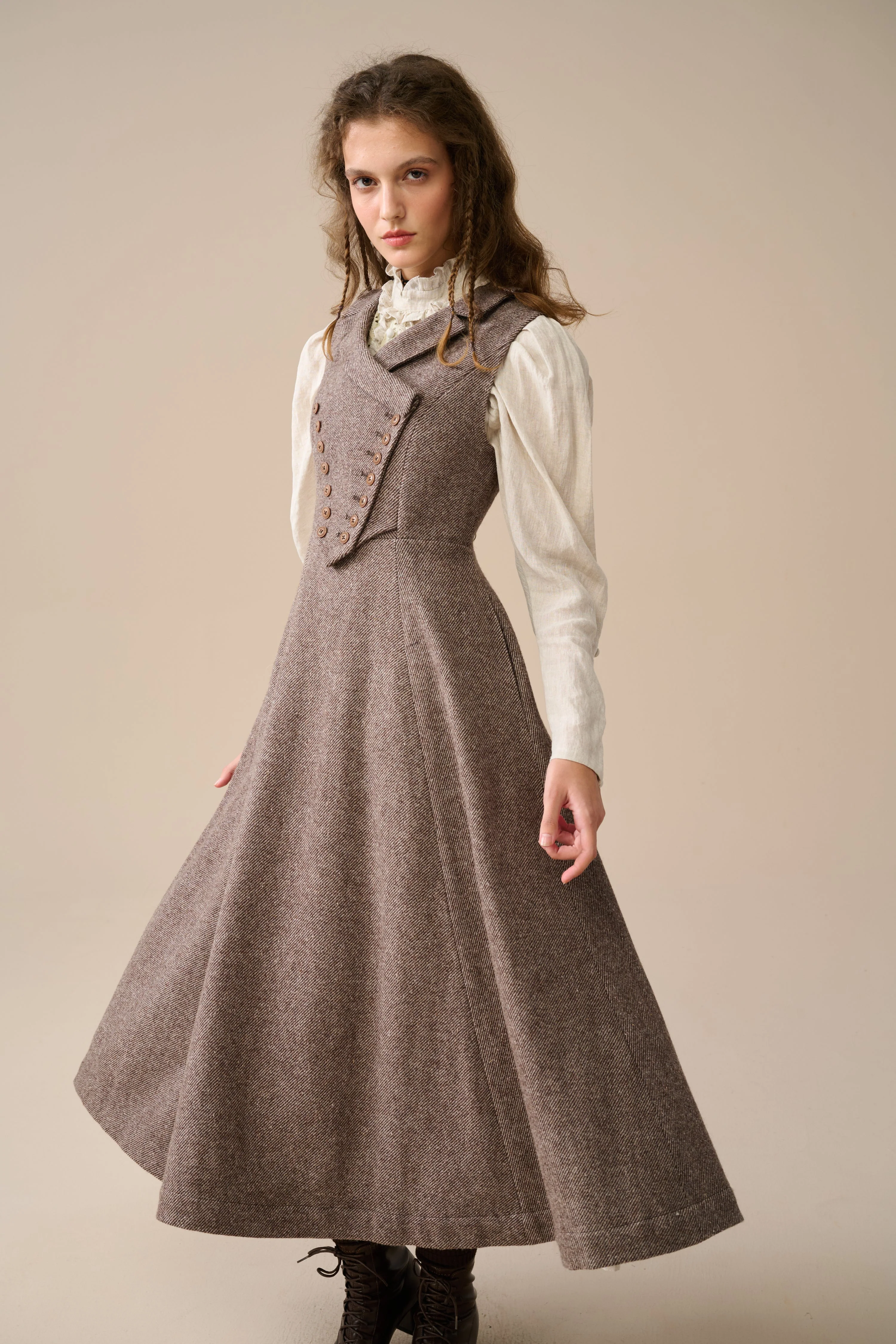 Helen 17| Vintage wool dress - Image 14