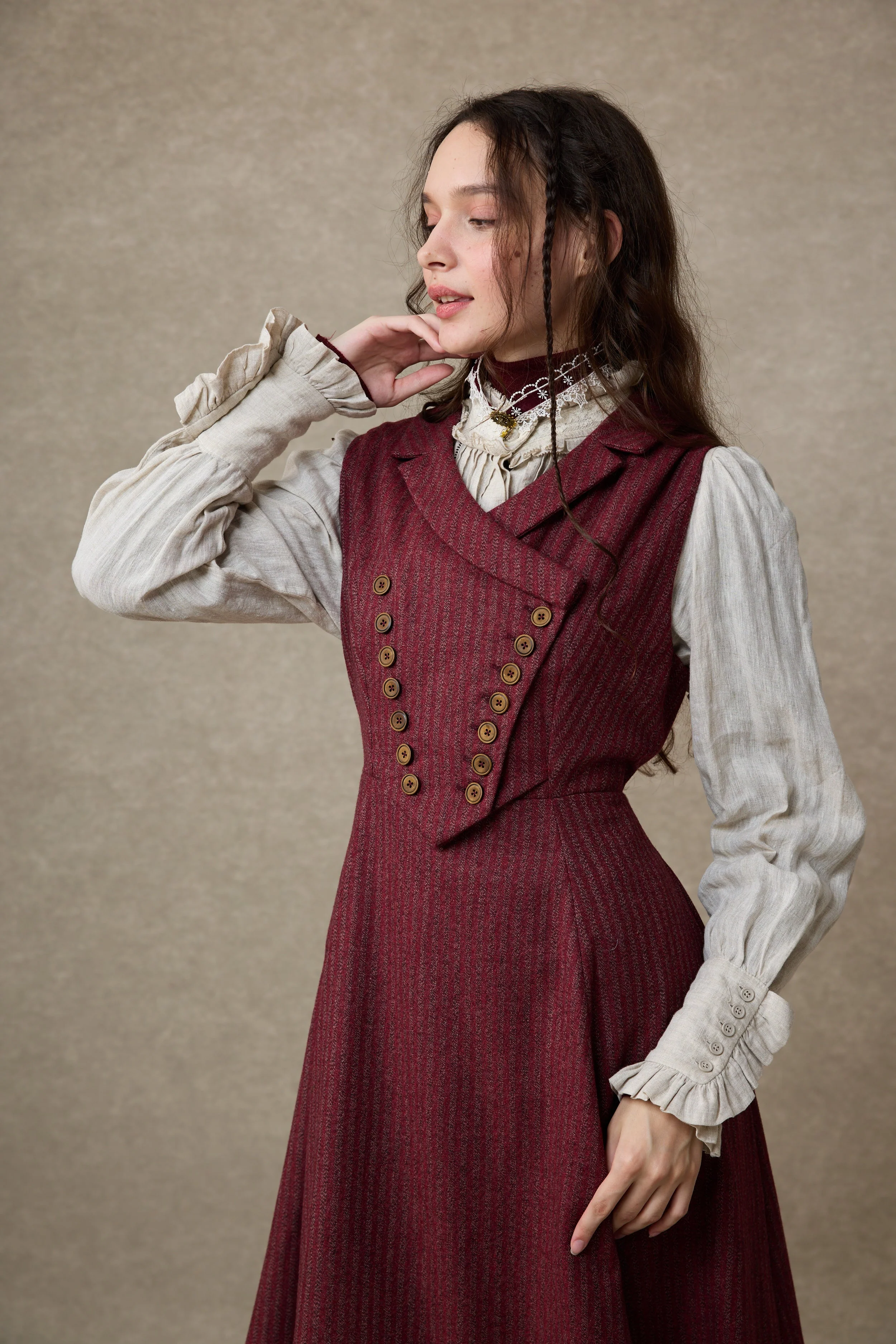 Helen 17| Vintage wool dress - Image 19
